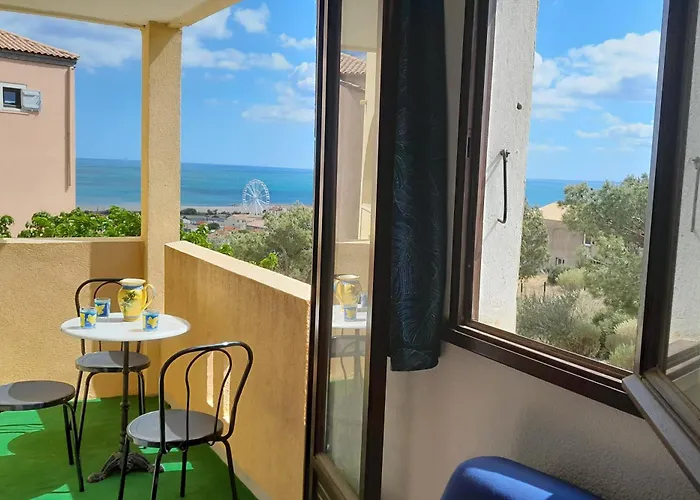 Pierre La 6 Personnes, Vue Sur La Mer, Piscine, Parking, Tennis M330 * Saint-Pierre-la-Mer (Aude)